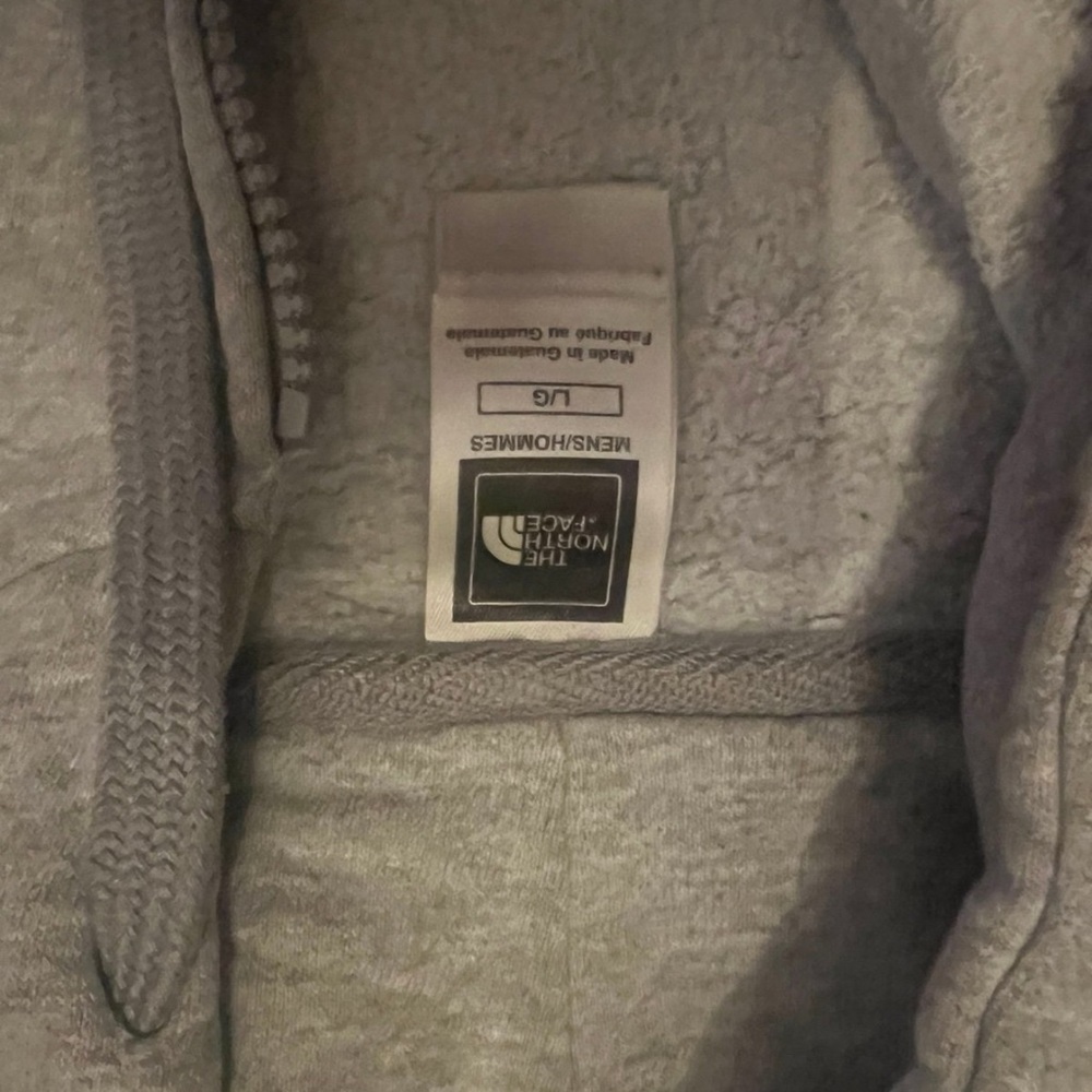 The North Face Light Gray Fleece Hoodie - Picture 3 of 3